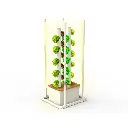 Hydroponic Kit N18 Tower System for 20 Plants, Complete Indoor Garden with Nutrients, Seeds & Accessories