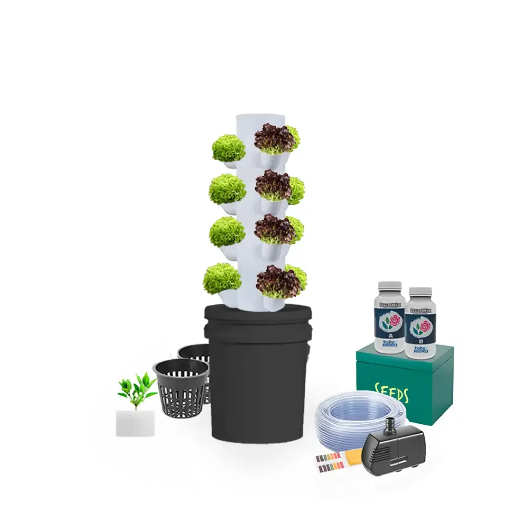Hydroponic Kit N6 Tower System for 20 Plants, Complete Indoor Garden with Nutrients, Seeds & Accessories (copy)